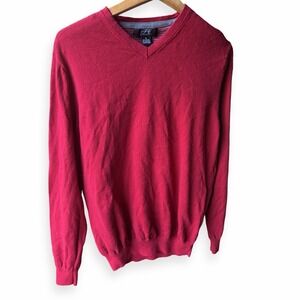 Cashmere Blend V Neck Preppy Soft Sweater Men's Wise Medium By Foxcroft